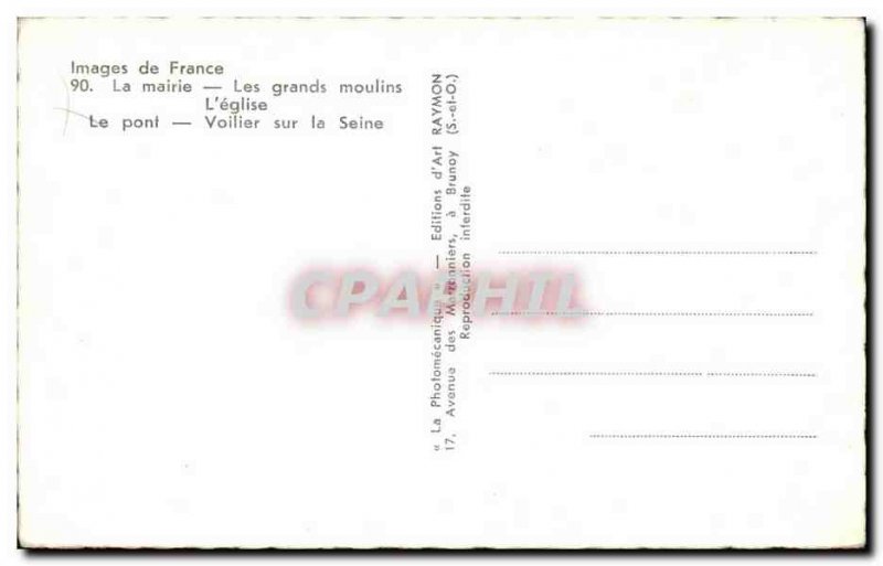 Postcard Old Evry Mayor Bridge