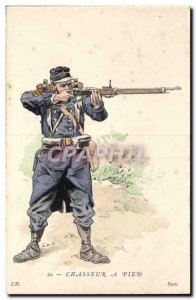 Militaria - Soldier - Illustration - Hunter's Leg - Old Postcard (militaria)