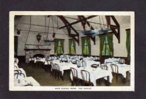 WI The Chalet Restaurant THIENSVILLE Wisconsin POSTCARD