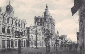 RIO DE JANEIRO BRAZIL~AVENIDA CENTRAL~A RIBEIRO F POSTCARD 1910s