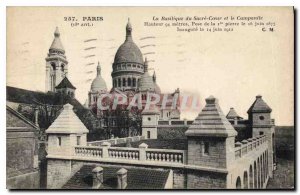 Postcard Old Paris La Basilique du Sacre Coeur and the Campanile