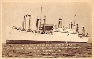 SS Western world Munson Steamship Lines Ship 