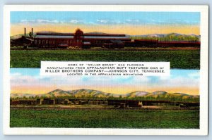 1940 Johnson City Tennessee TN Postcard Home Miller Brand Oak Flooring Brothers