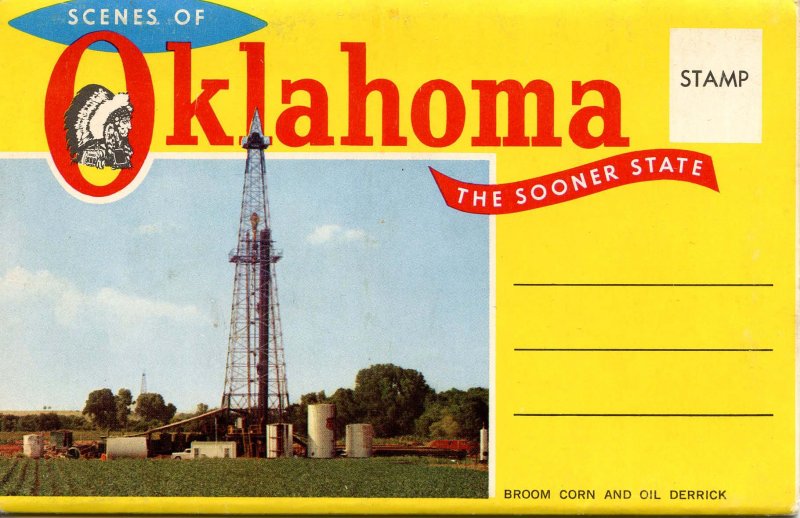 Folder -  Oklahoma, The Sooner State    12 views + map