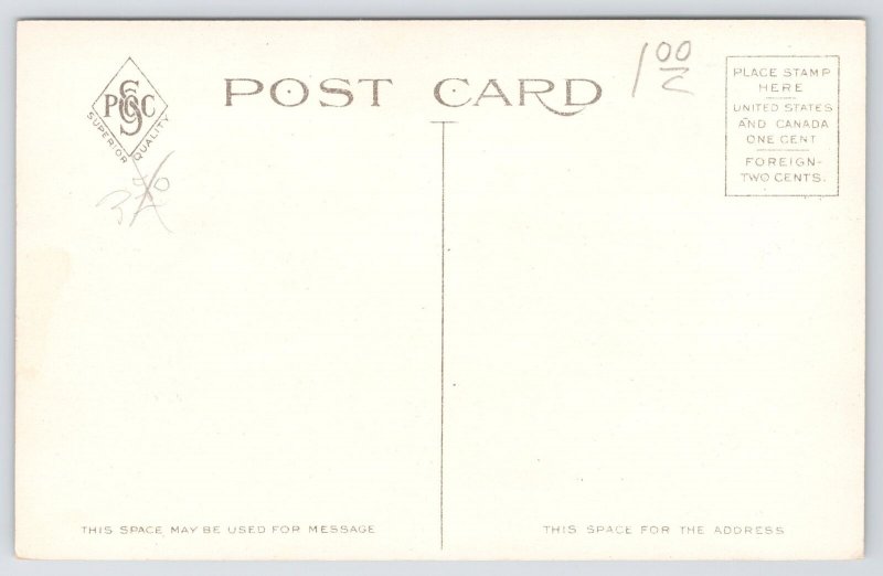 Columbus Ohio~US Post Office~Horse & Buggy in Front~c1910 Postcard