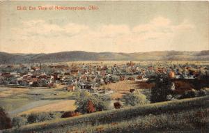 F25/ Newcomerstown Ohio Postcard 1908 Birdseye View Homes