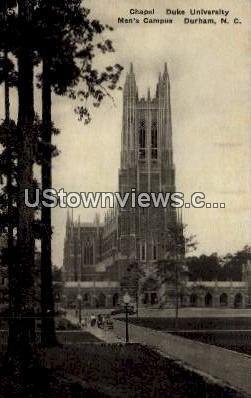 Chapel, Duke University, Men's Campus in Durham, North Carolina