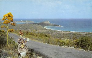 Overlooking Half Moon Bay Antigua, West Indies Unused 