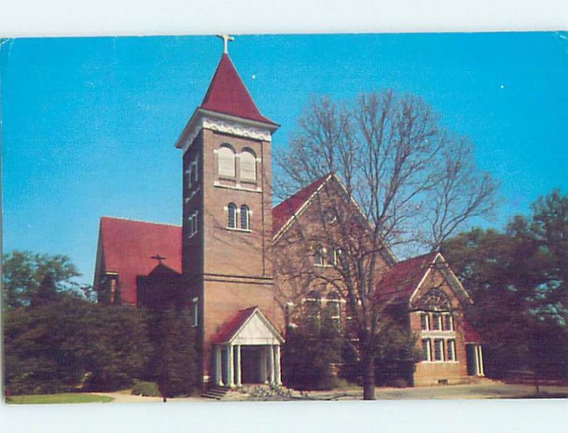 Pre-1980 CHURCH SCENE Tuskegee Institute - Tuskegee Alabama AL G4111