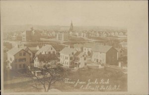 Central Falls Rhode Island RI From Jenks Park c1905 Real Photo Postcard