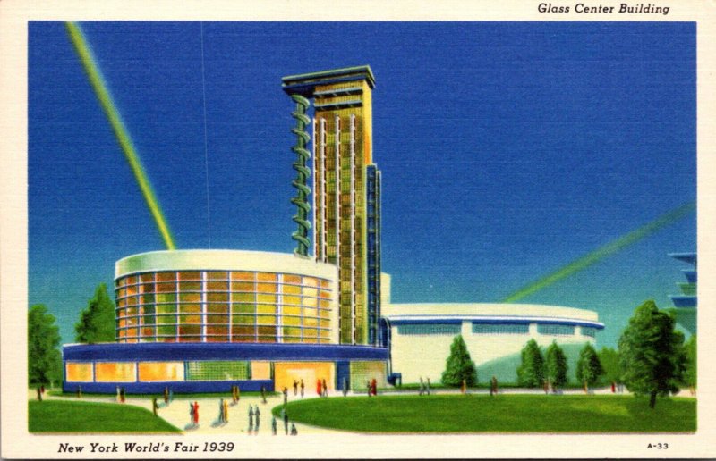 New York World's Fair 1939 Glass Center Building