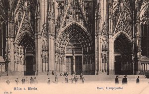 Dom,Hauptportal,Koln a Rhien,Germany BIN