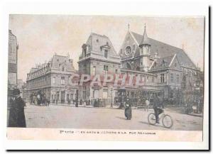 Paris (10th) Old Postcard Arts et Metiers and Rue Reaumur (tram)