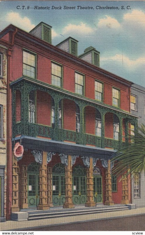 CHARLESTON , South Carolina , 1930-40s ; Dock Street Theatre