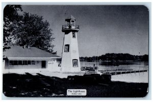 Lansing Michigan Postcard Heart Michigan Scenic Splendor Tranquil c1940 Vintage