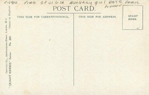 C-1910 Spurgin Hungary Girl Date Comic Humor Quaint Kiddies Postcard 21-954