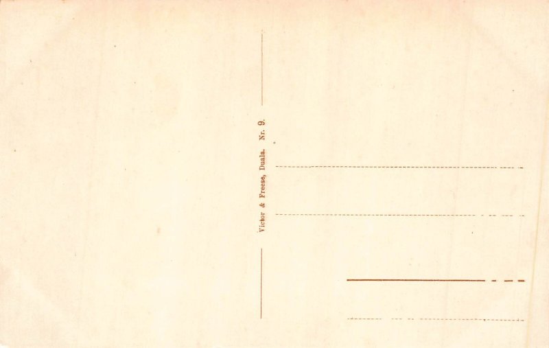 Cameroon Duala Douala Bridge River No 9 vintage postcard B963