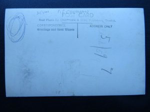 Devon SHALDON The Ness Beach - Old RP Postcard by Chapman & Son