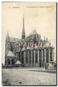 Old Postcard Amiens Cathedrale L & # 39Abside East Coast