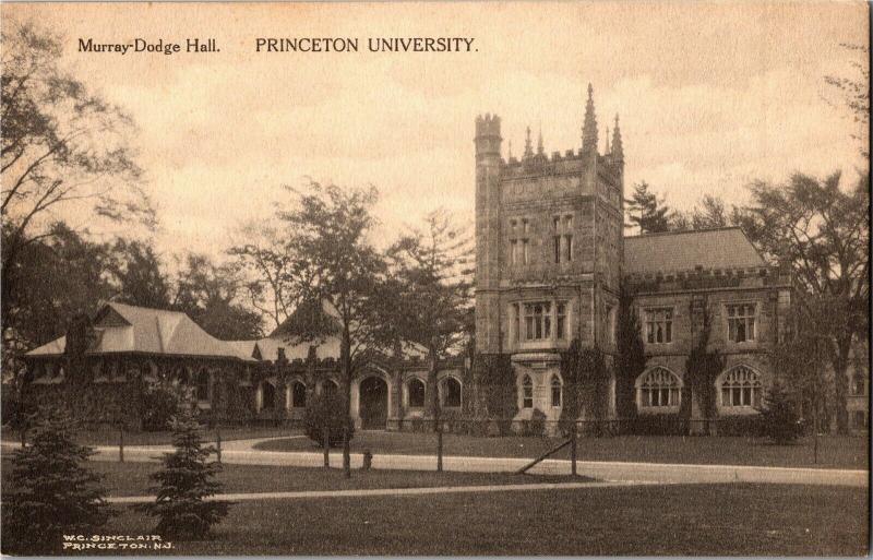 Murray Dodge Hall, Princeton University Vintage Postcard O10