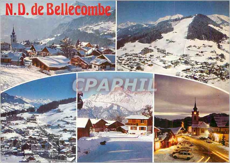 Modern Postcard Notre Dame de Bellecombe (Savoie) alt 1134m