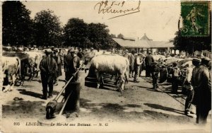 CPA AK LISIEUX Le Marché aux Bestiaux (863256)