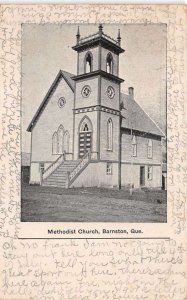 Barnston Quebec Canada Methodist Church Vintage Postcard AA66546