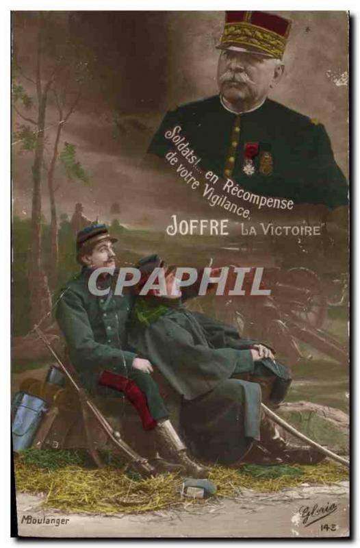 Postcard Old Army Joffre Victory
