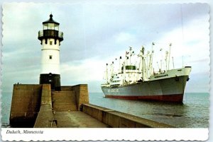 M-85907 Foreign vessel enters Duluth Canal Duluth Minnesota