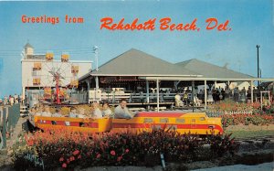 F79/ Rehobeth Beach Maryland Postcard Chrome Miniature Railroad