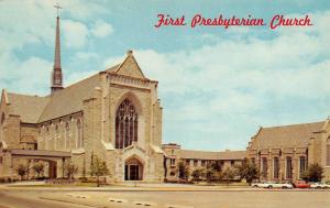 OKLAHOMA CITY, OK Oklahoma   FIRST PRESBYTERIAN CHURCH   c1960's Chrome Postcard