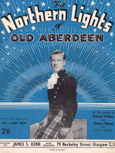 Northern Lights Of Old Aberdeen Jimmy Shand Scottish Sheet Music