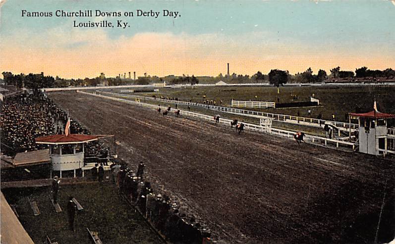 Derby Day, Louisville, KY, USA Horse Racing 1920 