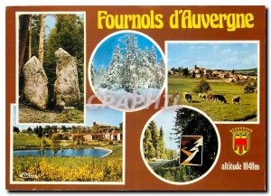 Postcard Modern Fournols Auvergne P D Peche Champinons Drills The Roaring Sto...