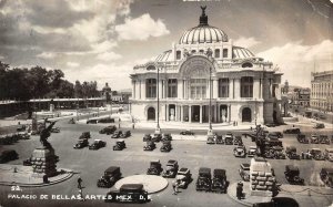 RPPC PALACIO DE BELLAS ARTES MEXICO FEDERAL DISTRICT REAL PHOTO POSTCARD 1950