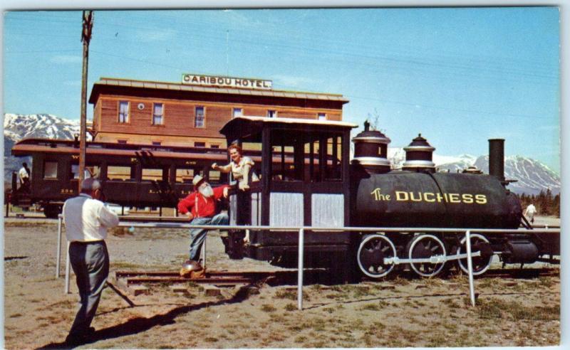 CARCROSS, YUKON TERRITORY Canada   Railroad Station  THE DUCHESS Caribou Hotel
