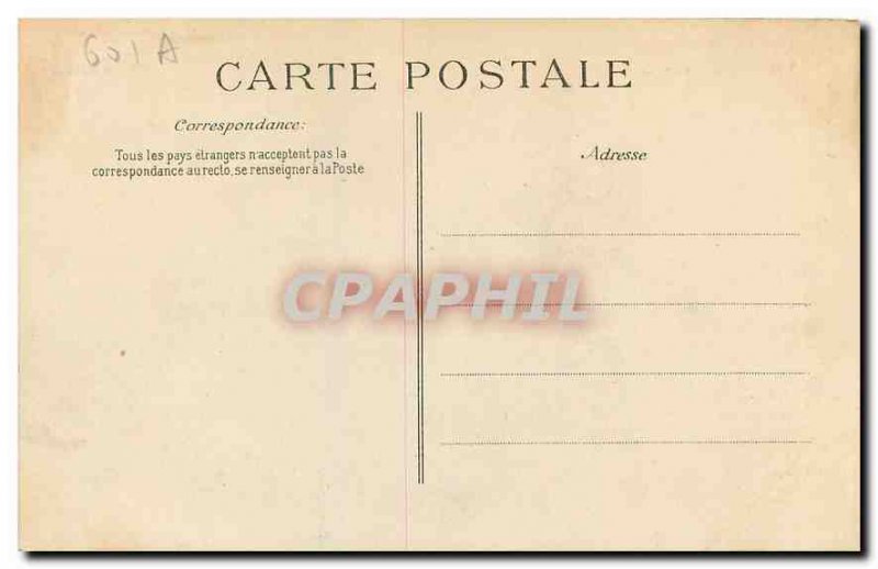 Old Postcard Pierrefonds panoramic view the Chetau