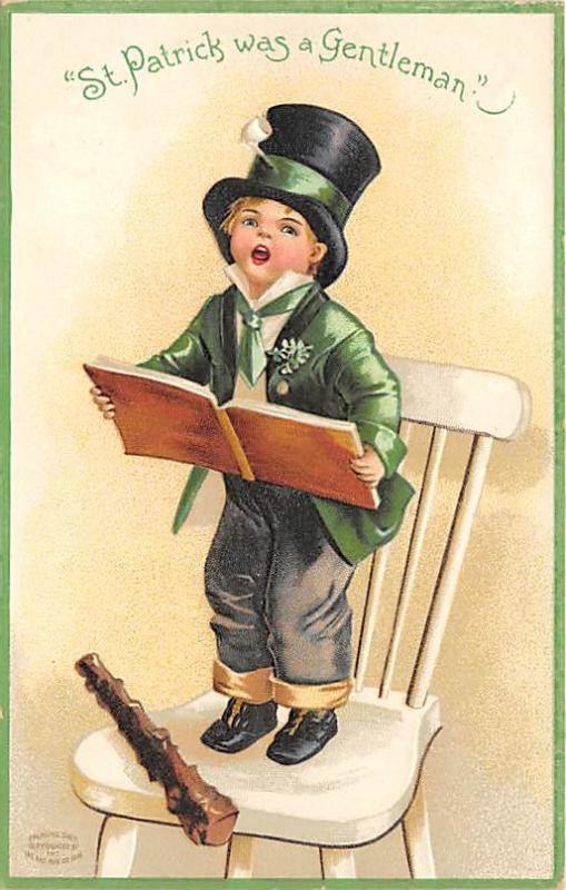 Saint Patrick's Day, Ellen H Clapsaddle Holiday Unused 