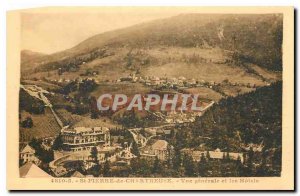 CARTE Postale Old St Pierre de Chartreuse general view and Hotels