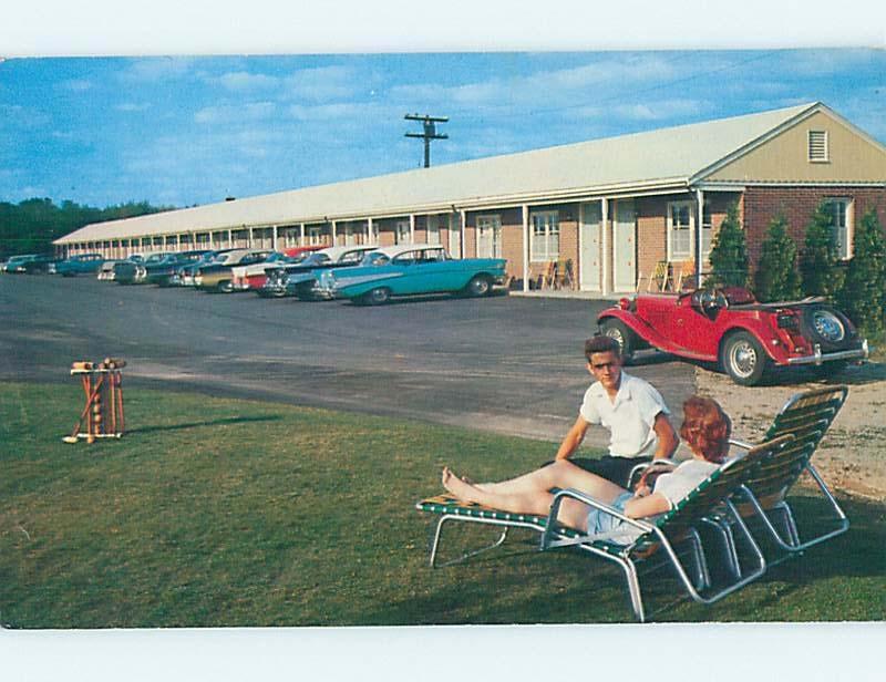 Unused Pre-1980 MOTEL SCENE Rhode Island RI hk0115