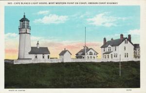 OR   CAPE BLANCO LIGHTHOUSE postcard Oregon Coast Hwy