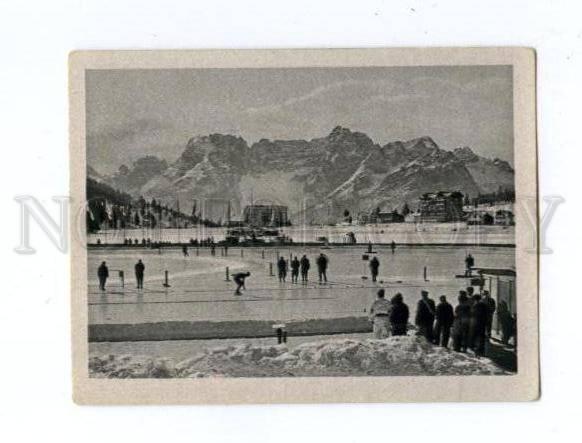 166976 VII Olympic speedskaters CIGARETTE card