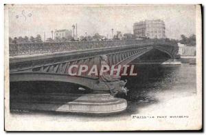 Old Postcard Paris Le Pont Mirabeau