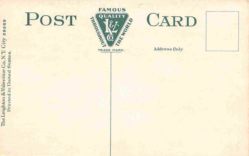Dam & Power House Ellsworth Maine 1910c postcard