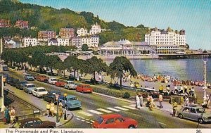 Wales Llandudno The Promenade and Pier 1974