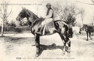 Ivan La France Chevaline Race Horse Antique 1908 PB Postcard