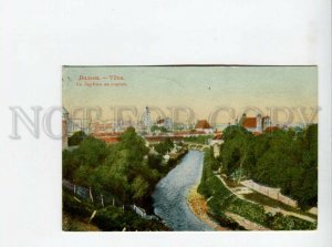 3168157 Vilnius Lithuania VILNA River View Vintage Color PC