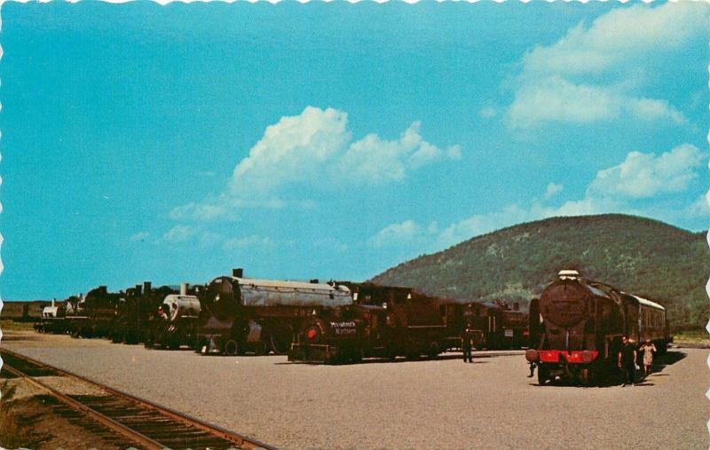 Steamtown USA Bellows Falls Vermont VT Postcard British Repton No 926 Bullard 2