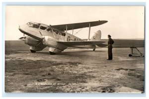 British European Airways BAE Plane Airplane Scilly Real Photo RPPC Postcard Fz10