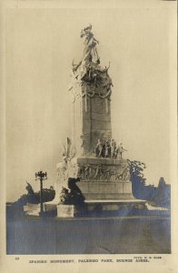 argentina, BUENOS AIRES, Palermo Park, Spanish Monument, Mitchell's No. 43 RPPC